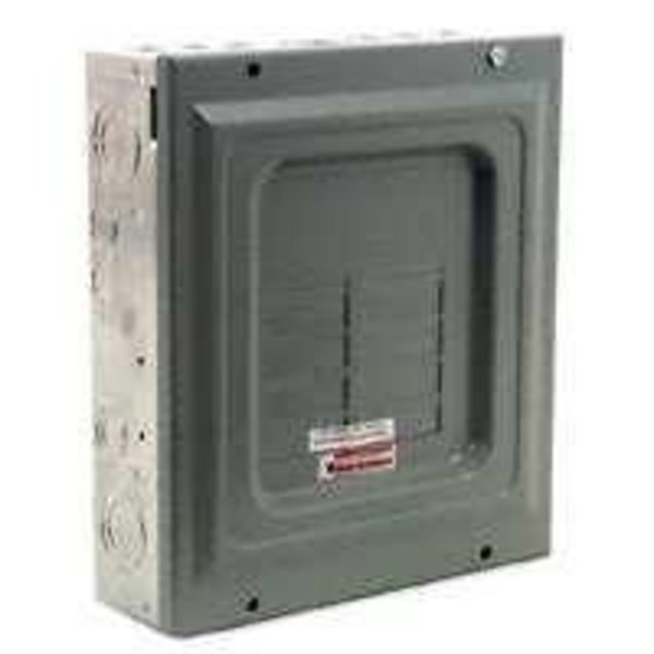 Eaton Cutler-Hammer Load Center, BR, 6 Spaces, 125A, 120/240V, Main Lug, 1 Phase BR612L125SP